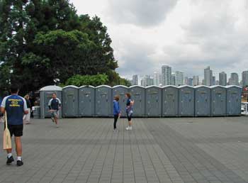 portable toilets